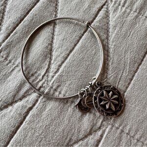 Alex and Ani Compass Charm Bracelet